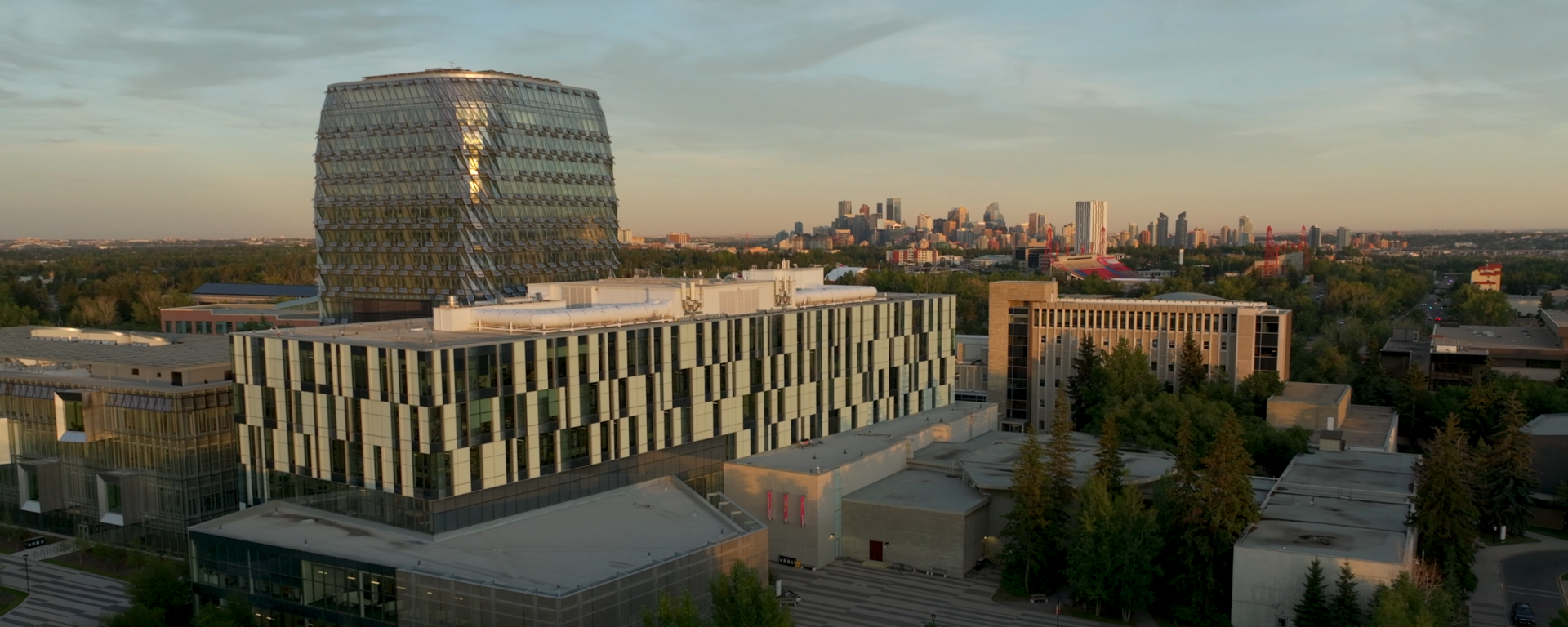 UCalgary Campus and downtown Calgary