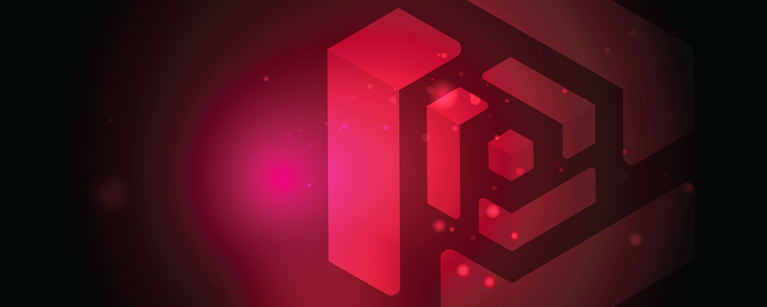 Red Cube background